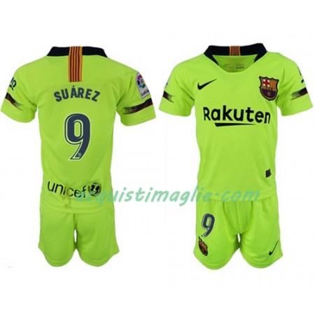 Divisa di Calcio Barcellona SUAREZ 9 Bambino Trasferta 2018/2019